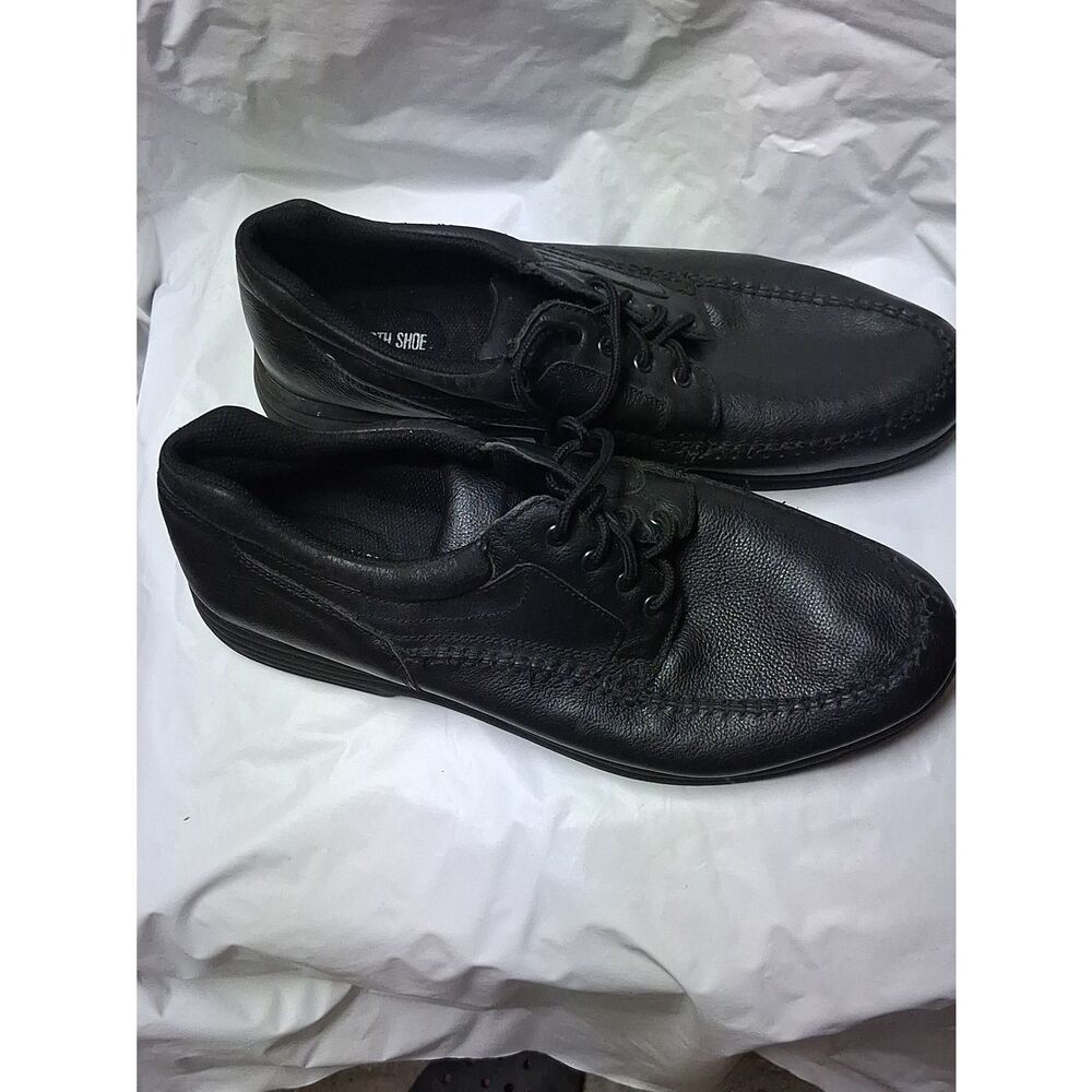 Earth Shoe Men's Black Casual Lace-Up Shoes Size 14 Preowned